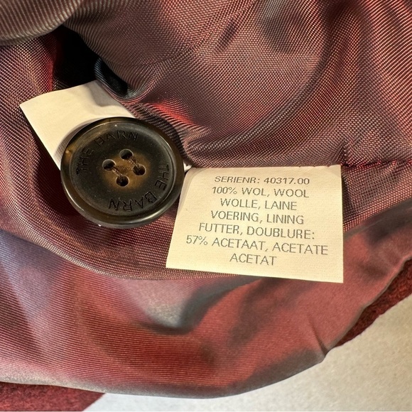 The Barn Classic Timeless Wool Jacket Skirt Set Brass Color Details Womens 36 - Picture 10 of 16